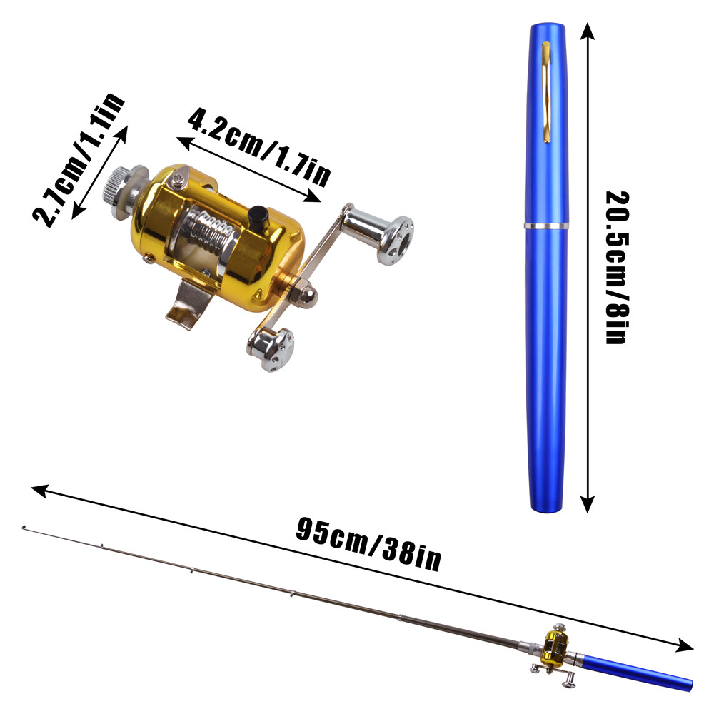 Mini Ijs Hengel Combo Met 12 S - Fishing Lure Jig recensie en prijs